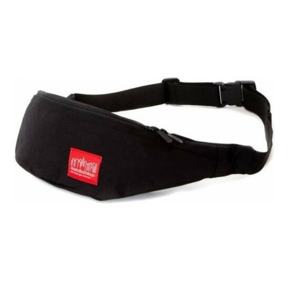 Manhattan Portage Brooklyn Bridge Zipper Closure Waist BagColor - Black